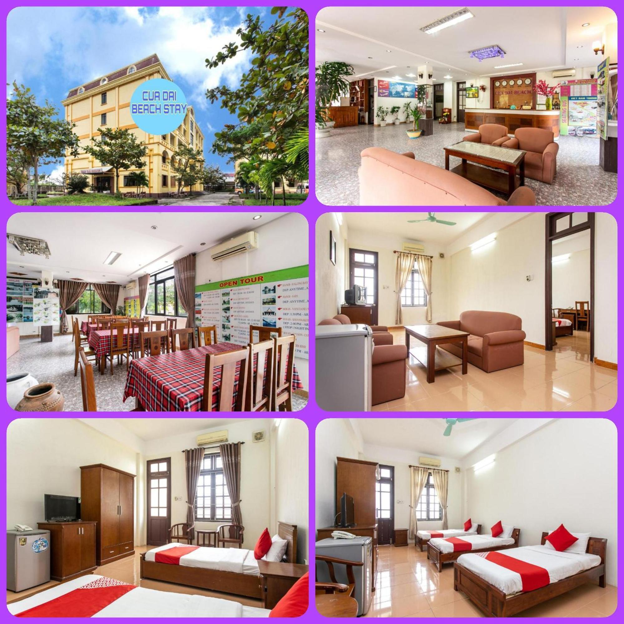 An Luong Cua Dai Beach Hotel View Beach & River מראה חיצוני תמונה